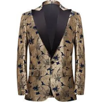 Mens Gold Blazer